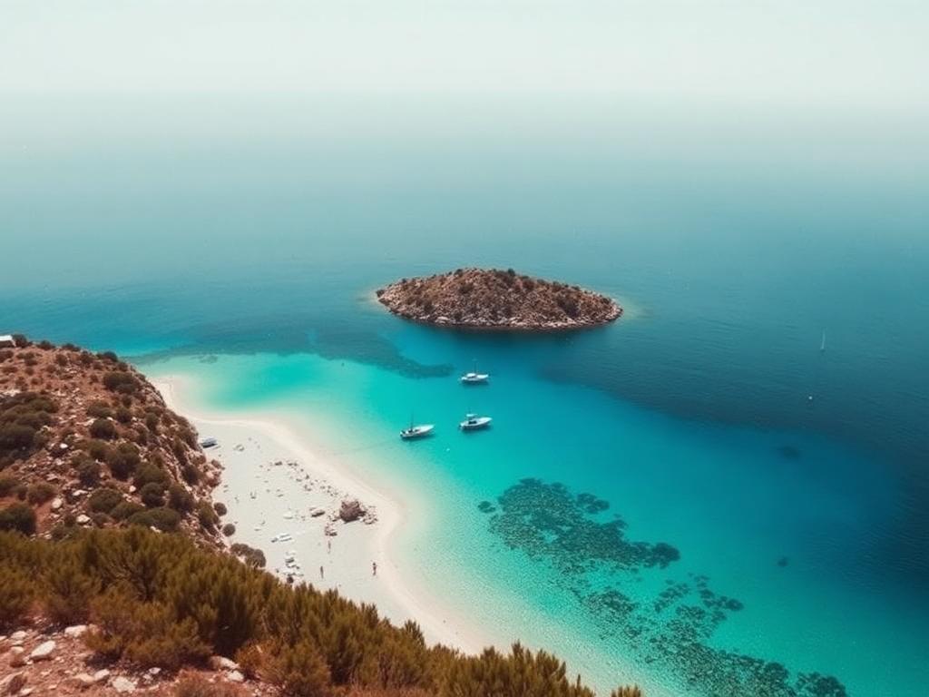Ksamil och de fyra öarna